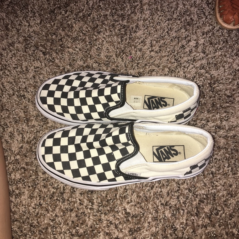 Checkered vans